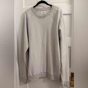 FEAT Unisex BlanketBlend Light Gray Crewneck Sweatshirt Size XXL